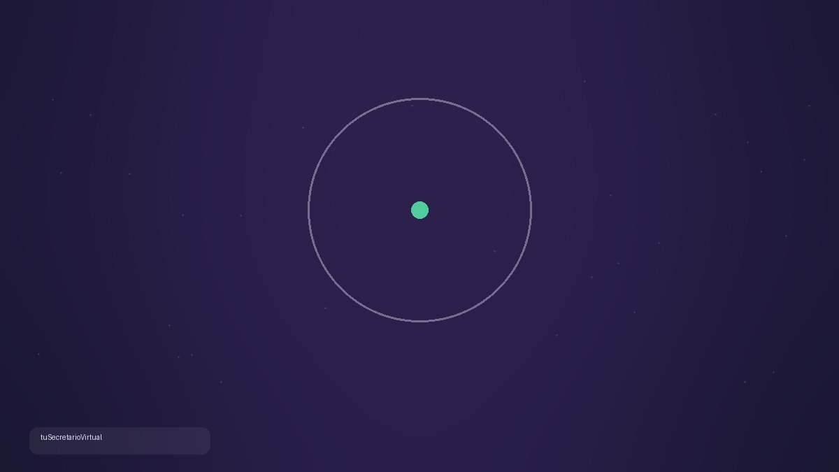 Círculo amplio con un único punto, símbolo del minimalismo